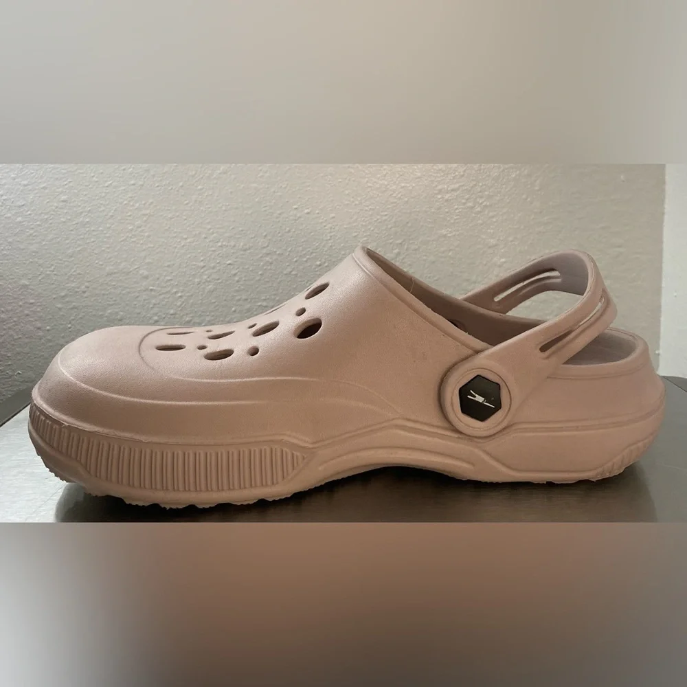 Womens.. Beige Slip-On Clogs